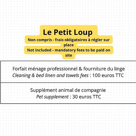 Gerbépal Le Petit Loup, Appartement Neuf Avec Jardin מראה חיצוני תמונה